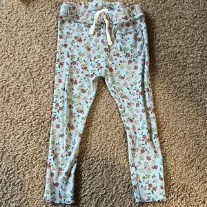 Zara Girls floral leggings
